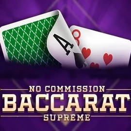 Baccarat Supreme slot logo by OneTouch Games at Casoola Casino