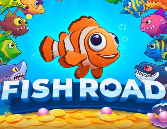 Fish Road game by InOut – logo hosted on Casoola Casino