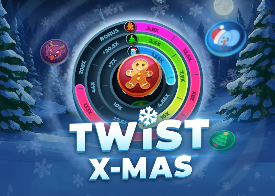 Twist X-mas casino game by InOut – featured logo at Casoola Casino